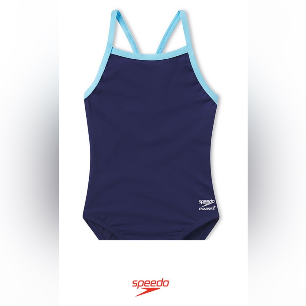 Speedo Girl’s Flyback Youth Training Suit NWT